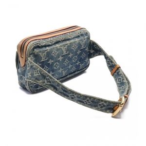 Louis Vuitton Bum Bag Monogram Denim Body Bag Blue